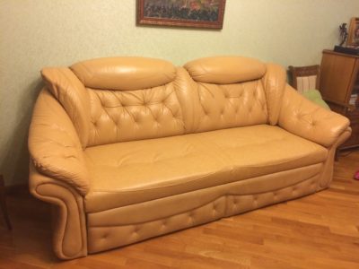 Ремонт и перетяжка кожаной мебели